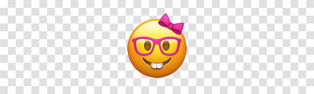 Emoji Nerdy Geek Glass Pictures, Pac Man, Angry Birds Transparent Png