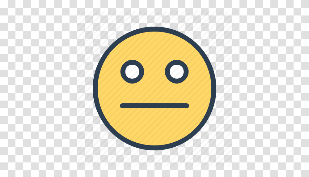 Emoji Neutral Smiley Thinking Icon, Light, Pac Man Transparent Png