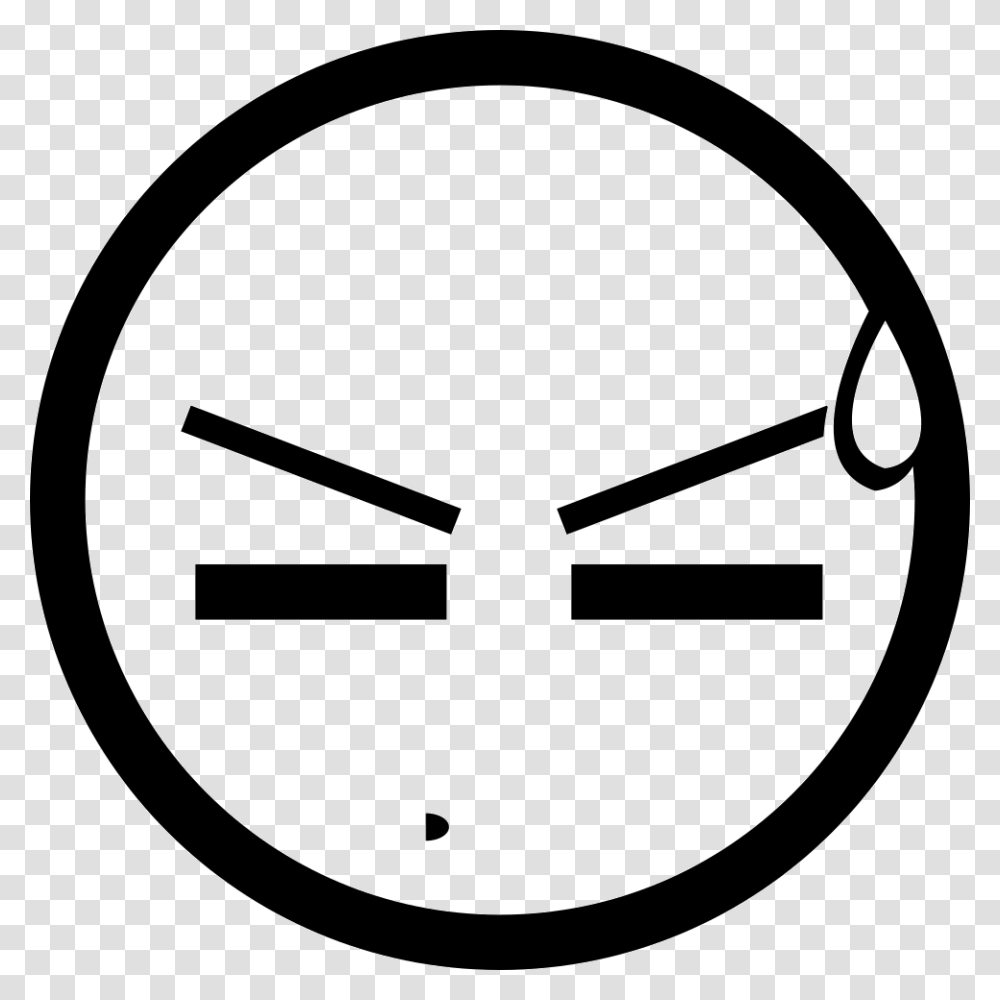 Emoji Nosweat Icon, Label, Stencil Transparent Png