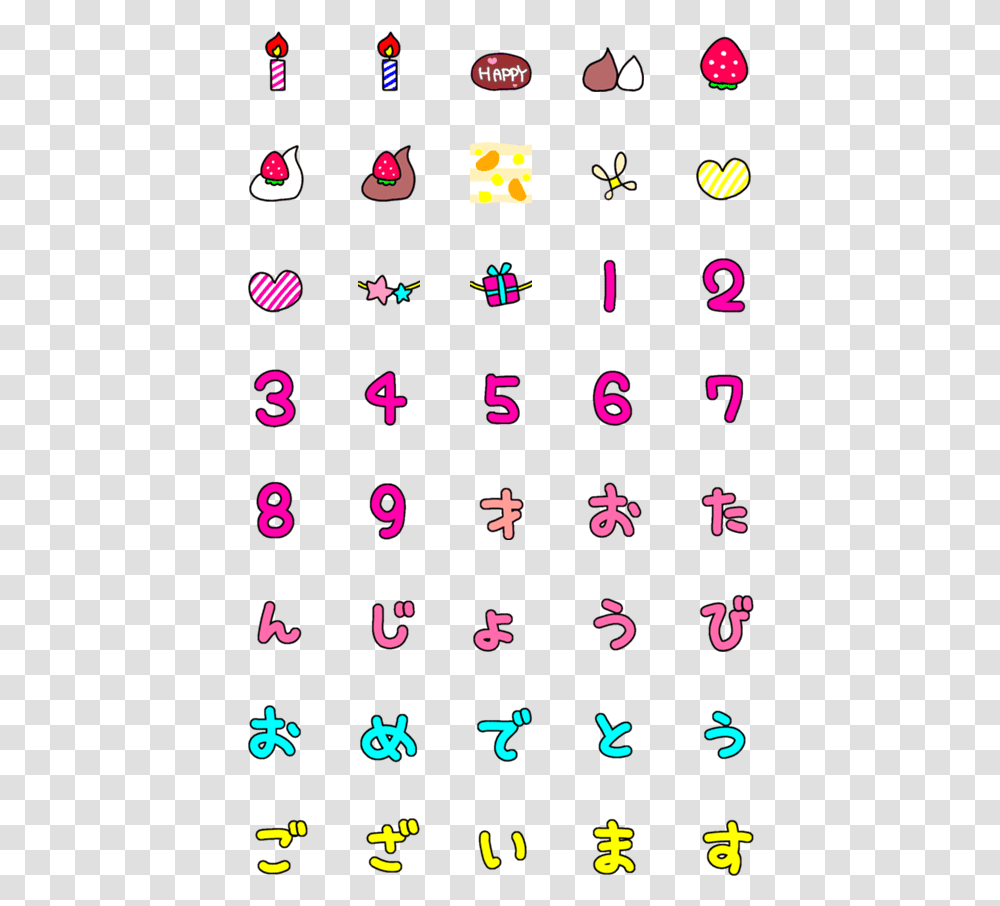 Emoji, Number, Alphabet Transparent Png