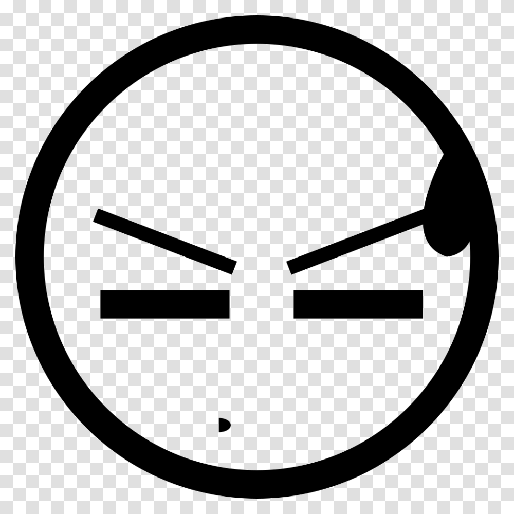 Emoji Objective Icon, Label, Stencil Transparent Png