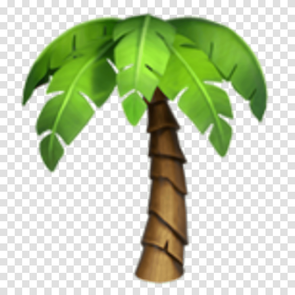Emoji Palm Tree Clipart Clip Art Images, Plant, Leaf, Arecaceae Transparent Png