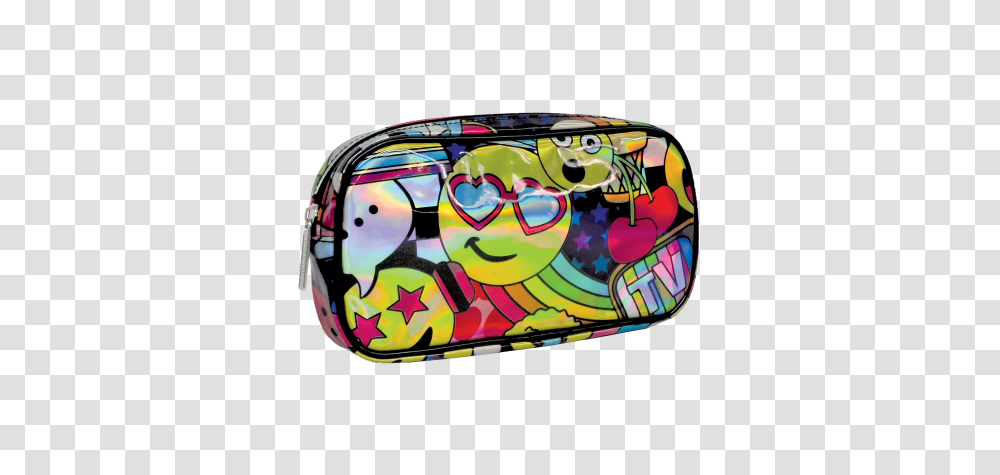 Emoji Party Large Cosmetic Bag Iscream, Pencil Box, Helmet, Apparel Transparent Png