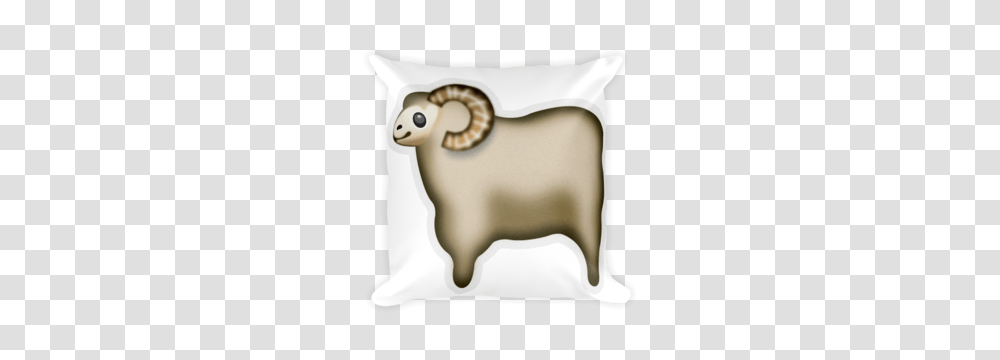 Emoji Pillow, Cushion, Bull, Mammal, Animal Transparent Png