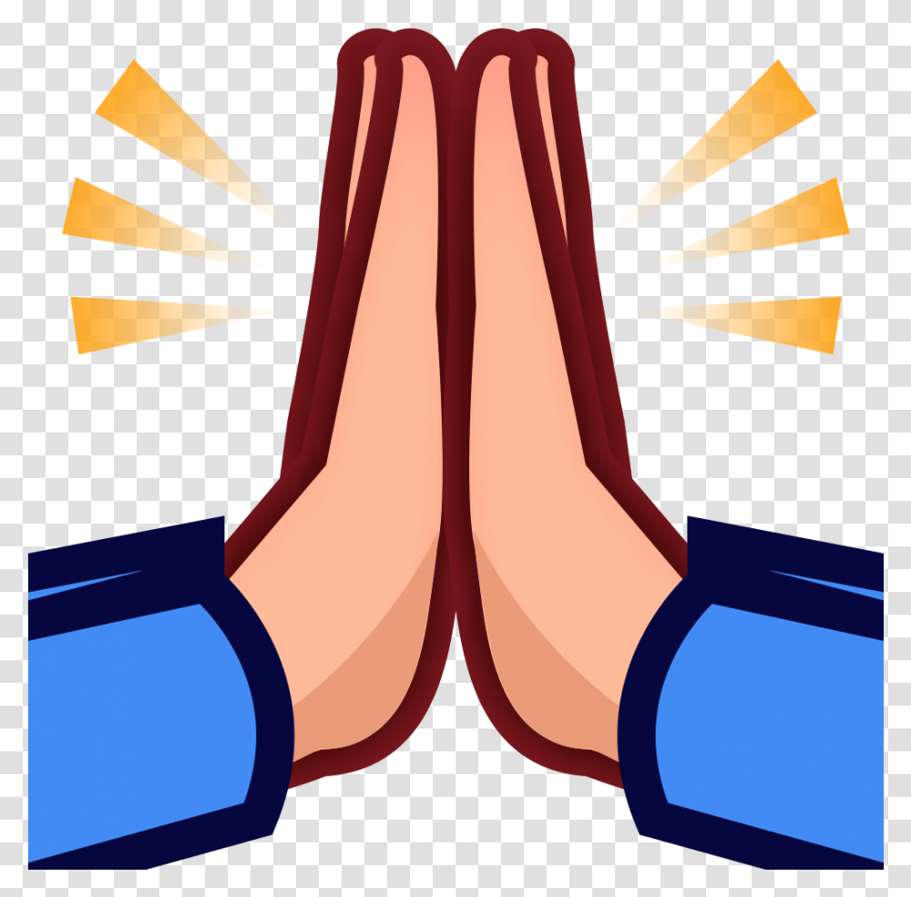 Emoji Praying Hands Prayer High Five Emoticon Emoticon High Five, Scissors Transparent Png