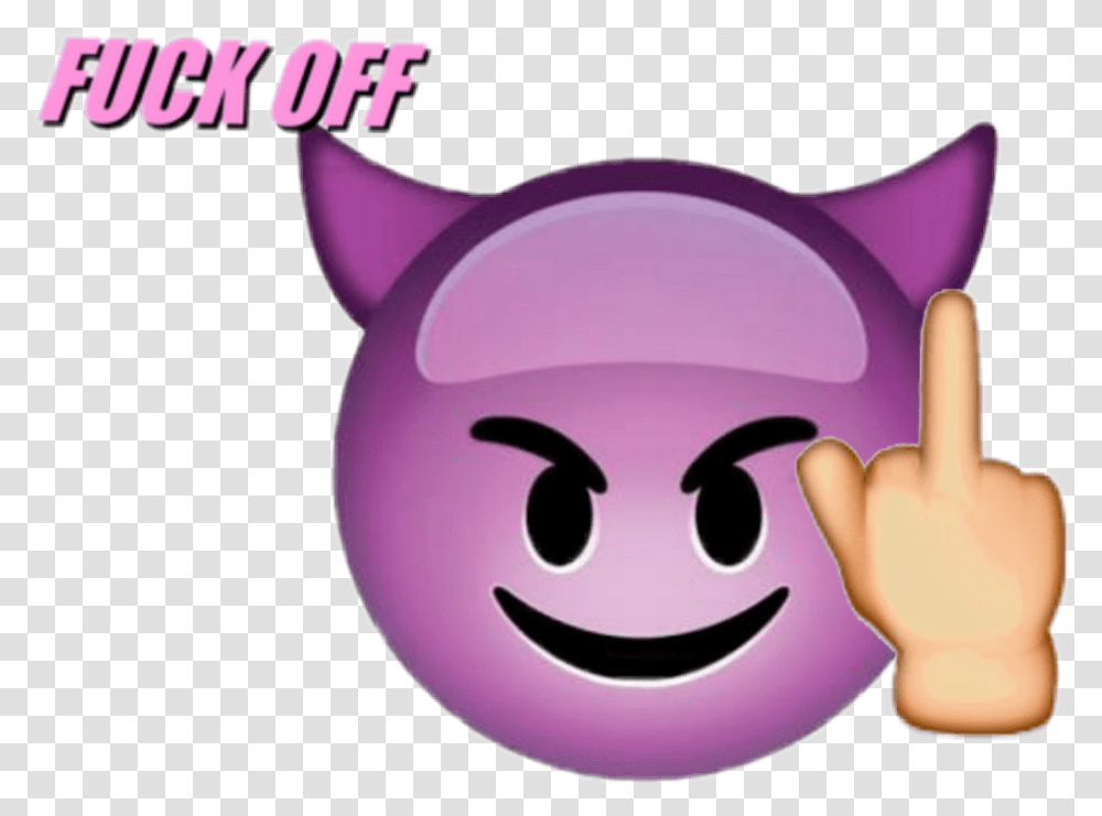 Emoji Purple Devil Emojis, Piggy Bank Transparent Png