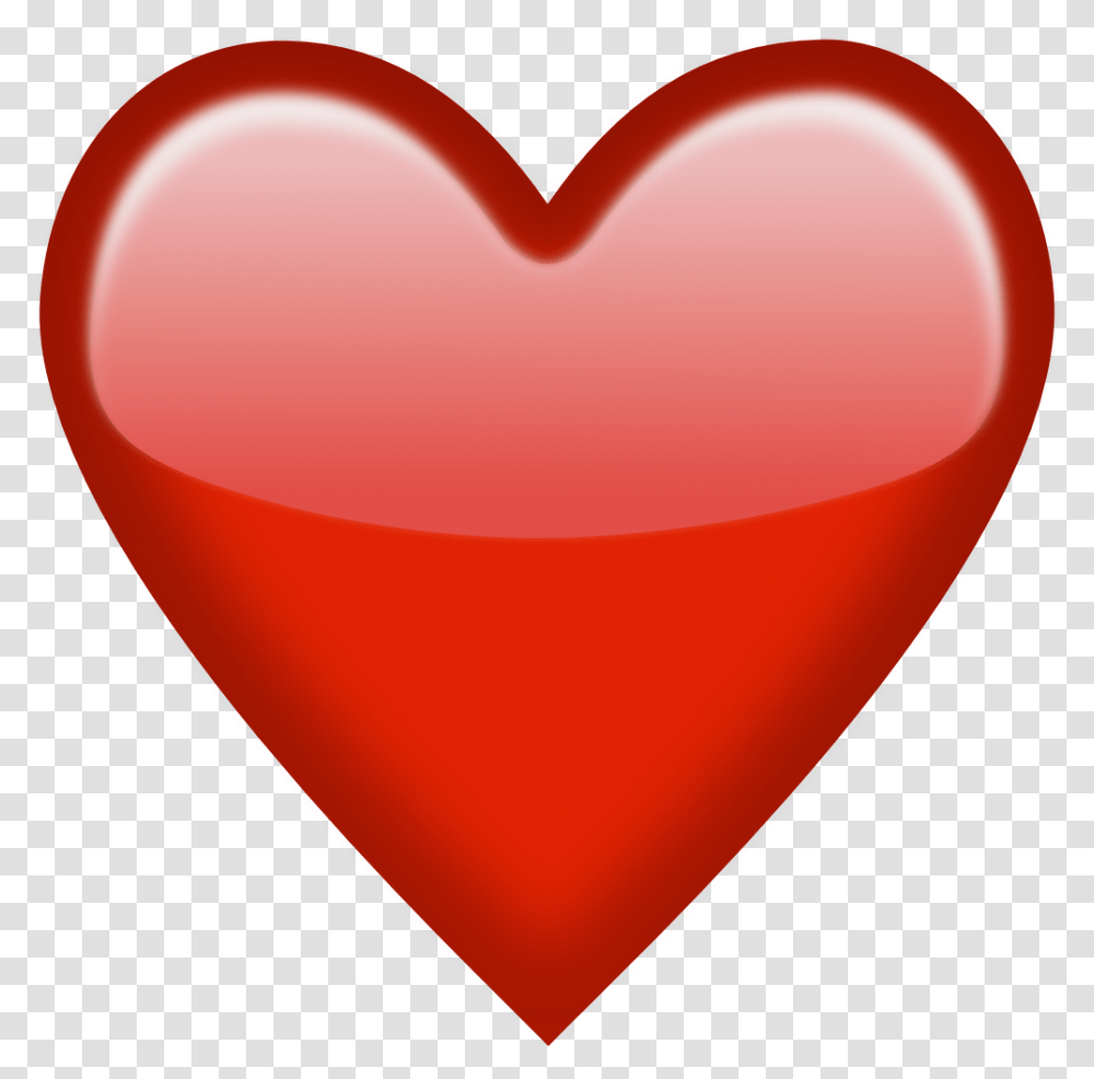 Emoji Red Heart Clipart, Balloon Transparent Png