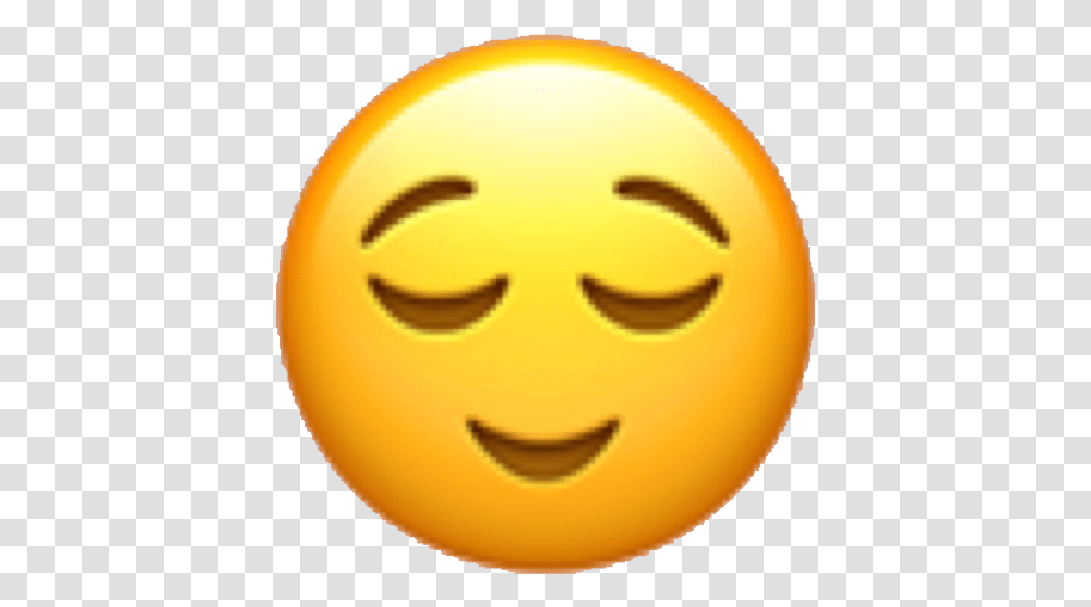 Emoji Relax Love Relaxed Happy, Ball, Toy, Food, Pumpkin Transparent Png
