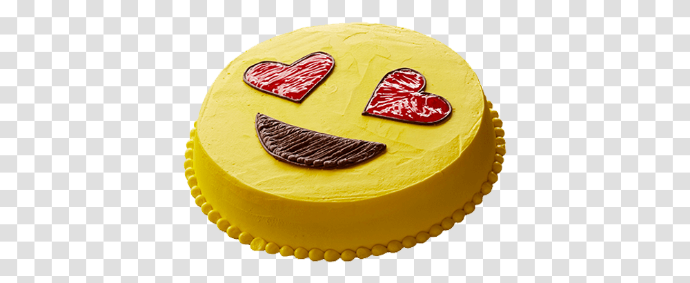 Emoji Round Ice Cream Cake Rounded Cake, Birthday Cake, Dessert, Food, Sweets Transparent Png