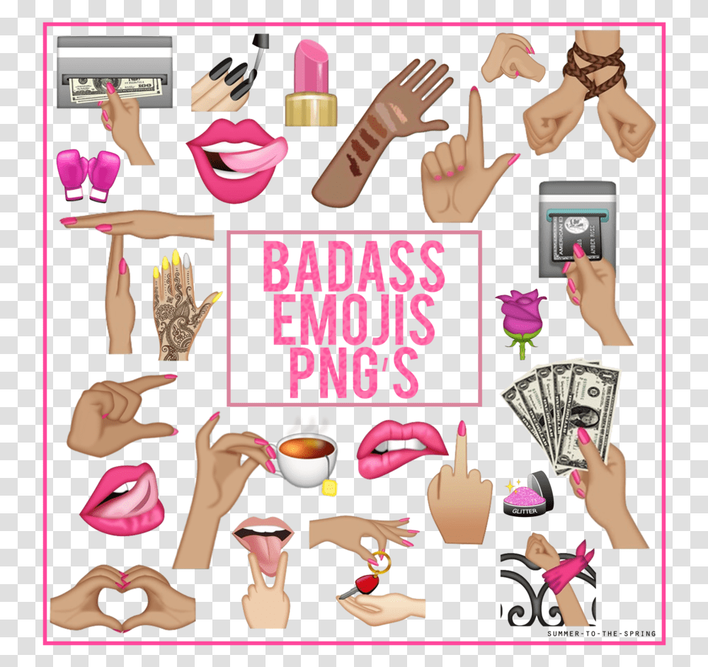 Emoji S By Badass Pngs, Advertisement, Poster, Collage, Flyer Transparent Png