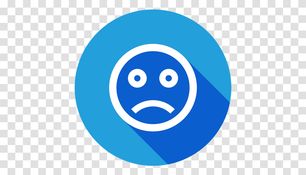 Emoji Sad Face Round Circle Emotion Moodless Circle, Sphere, Logo, Symbol, Trademark Transparent Png