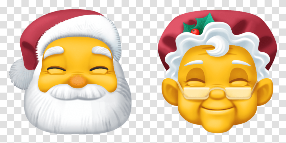Emoji Santa, Head, Cushion, Mask, Toy Transparent Png