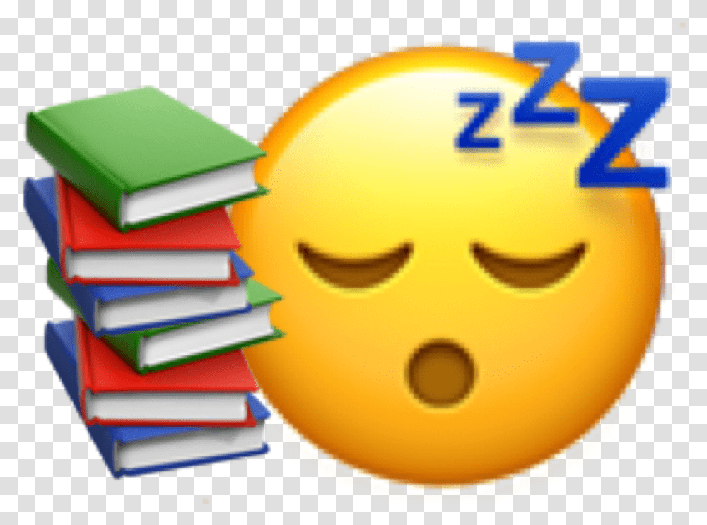 Emoji Schoolisboring School Sticker By Agallar07 Sleeping Emoji, Toy, Graphics, Art, Pac Man Transparent Png