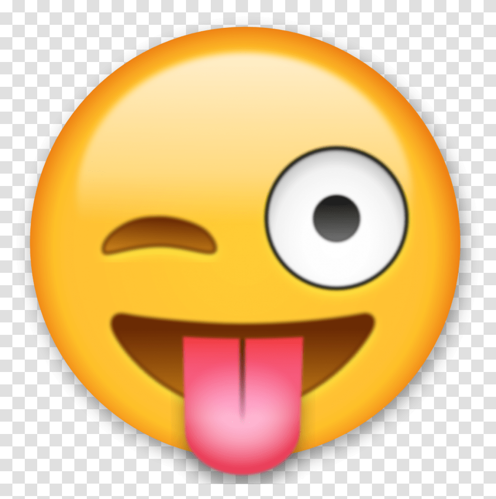 Emoji Smiley Drawing Emoticon Sticking Tongue Emoji, Mouth, Lip, Pac Man, Peeps Transparent Png