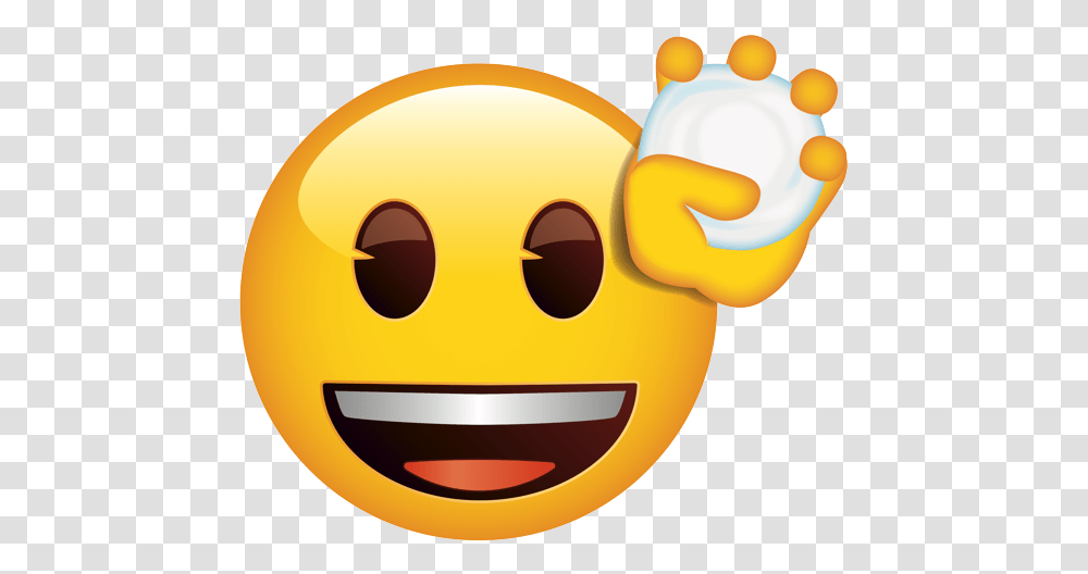 Emoji Snowball Emoji, Pac Man Transparent Png