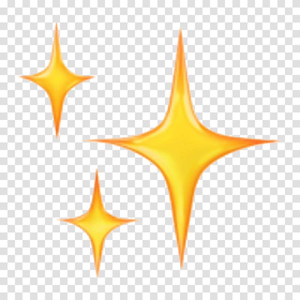Emoji Sparkles Clipart Full Size Clipart 2009739 Apple Sparkle Emoji, Symbol, Star Symbol Transparent Png