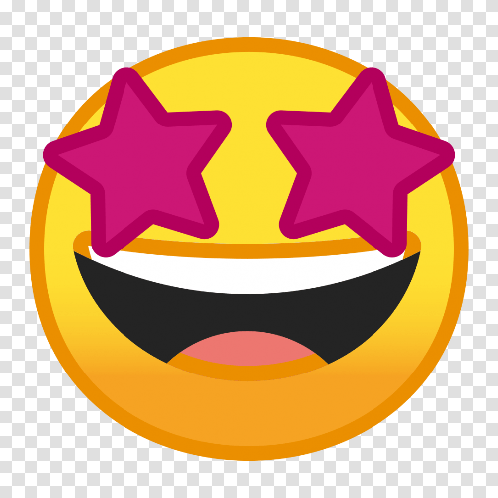 Emoji Star Database Of Clip Art Stop Emoji With Star Eyes, Egg, Food, Star Symbol, Easter Egg Transparent Png