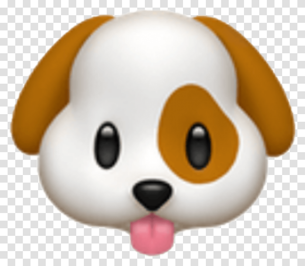Emoji Sticker Whatsapp Emoticon Party Emoji Clipart Dog Emoji Iphone, Plush, Toy, Outdoors, Figurine Transparent Png