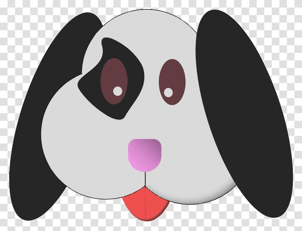 Emoji Style Puppy Clip Arts Cartoon Puppy Heads With Tongue, Food, Egg, Pattern Transparent Png