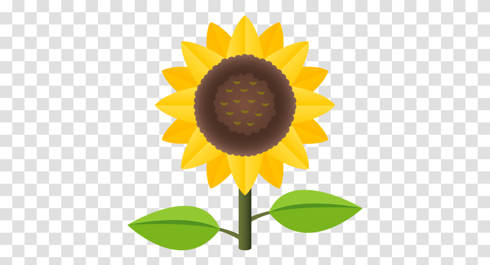 Emoji Sunflower Flower To Copy Sunflower Emoji, Plant, Blossom Transparent Png