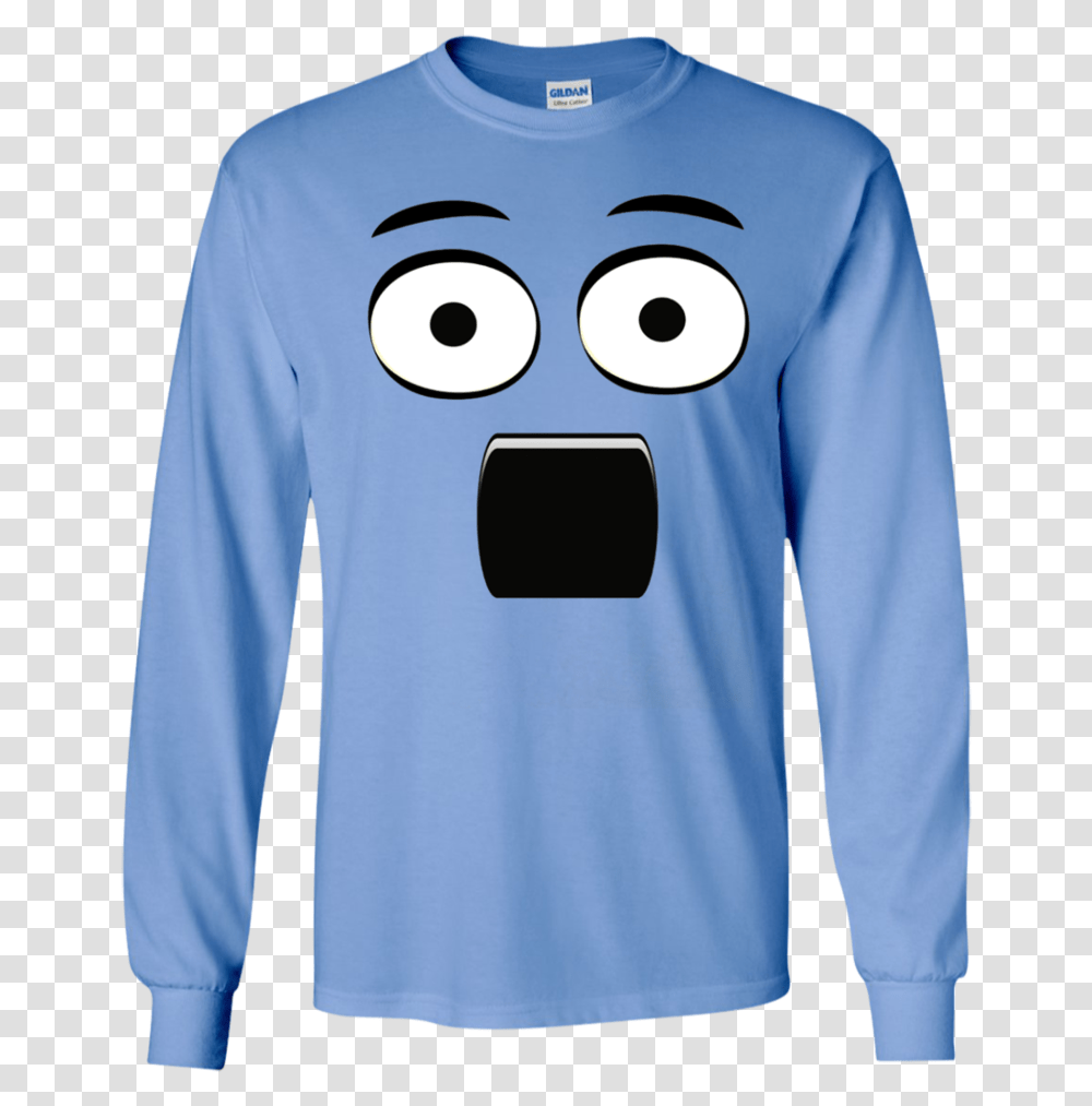 Emoji T Shirt With A Surprised Face And Open Mouth Dobby Is A Free F T Shirt, Sleeve, Apparel, Long Sleeve Transparent Png
