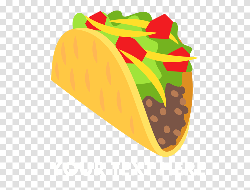 Emoji Taco Personalized Apron, Food Transparent Png