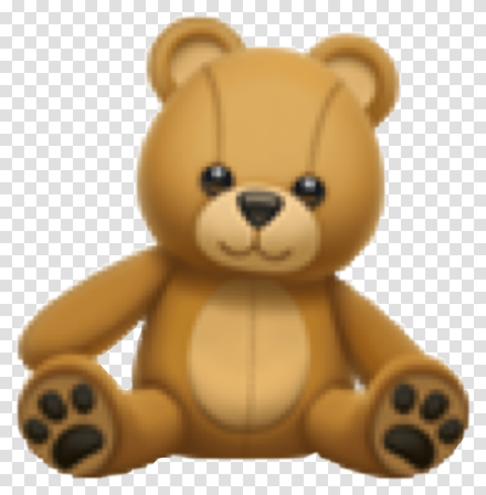Emoji Teddy Teddybear Spielzeug Croissons Brown Iphone Teddy Bear Emoji Transparent Png