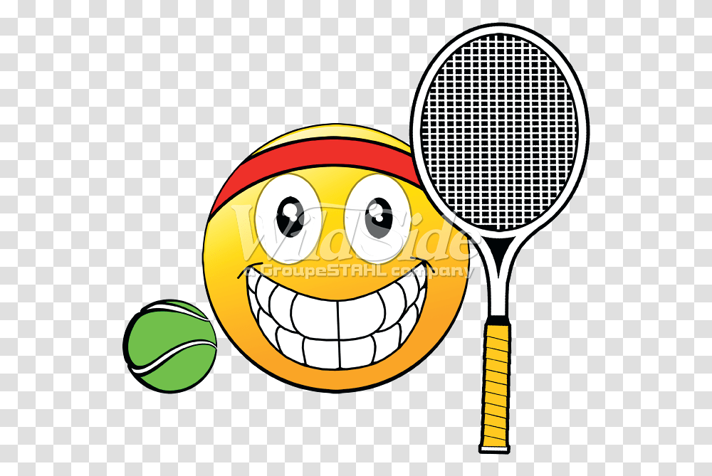 Emoji Tennis Ball Racquet Tennis Emoji, Racket, Tennis Racket, Sport, Sports Transparent Png