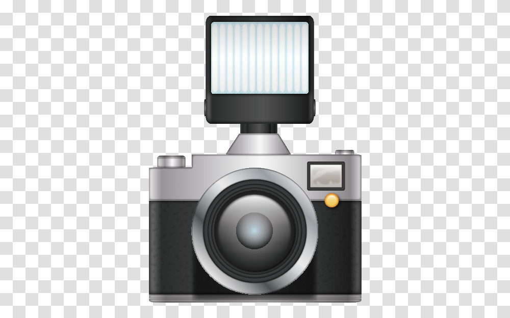 Emoji The Official Brand Camera With External Flash Camera Lens, Electronics, Digital Camera Transparent Png