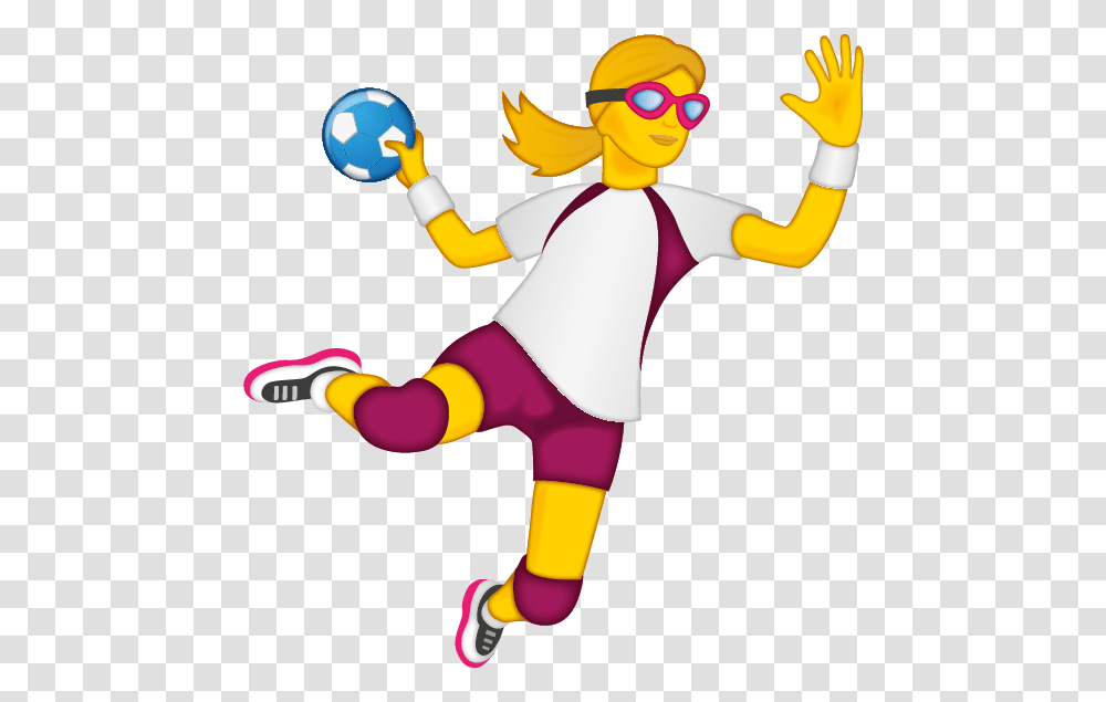 Emoji The Official Brand Person Playing Handball U, Performer, Human, Juggling, Costume Transparent Png