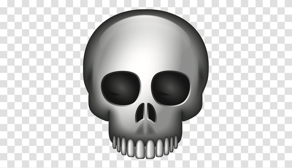 Emoji The Official Brand Skull Silver Legacy, Head, Helmet, Apparel Transparent Png
