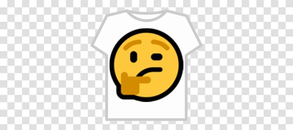 Emoji Thinking Face Roblox Dino T Shirt Roblox, Label, Text, Clothing, Apparel Transparent Png