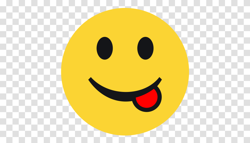 Emoji Tongue Icon And Svg Vector Wide Grin, Pac Man, Giant Panda, Bear, Wildlife Transparent Png