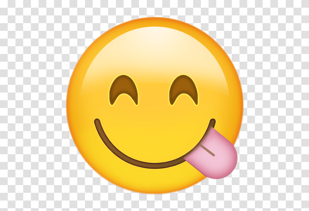 Emoji Tongue Smiley Smile Emoji Icons Background Emoji, Label, Outdoors, Nature Transparent Png