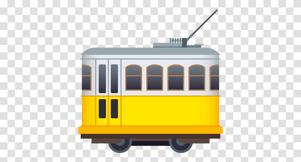 Emoji Tram Car To Copypaste Wprock Commercial Vehicle, Cable Car, Transportation, Train, Bus Transparent Png