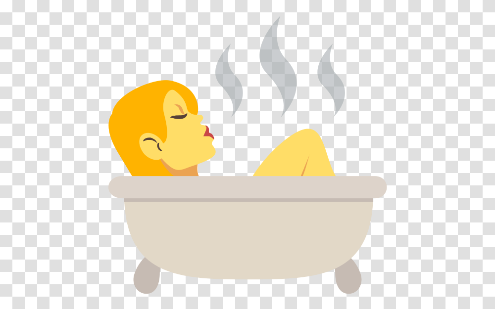 Emoji, Tub, Bathtub Transparent Png