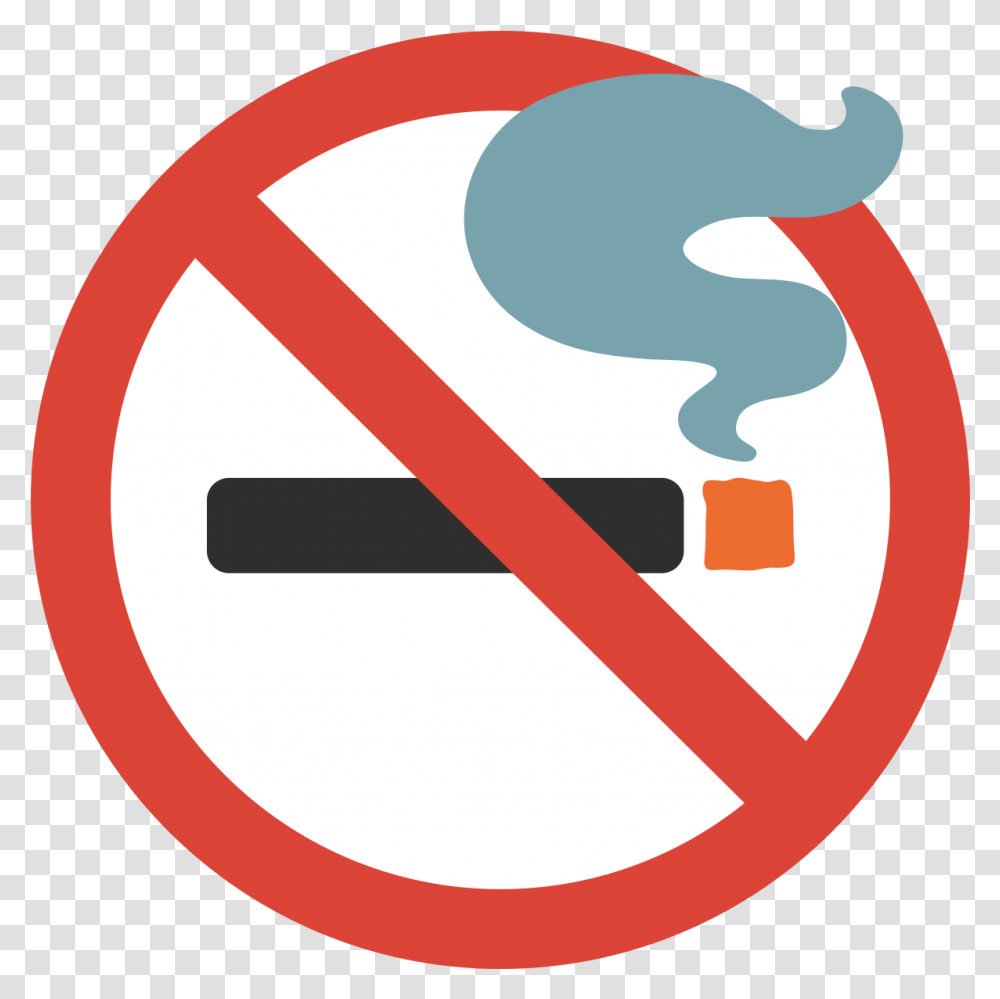 Emoji U1f6ad Forbidden Sign No Smoking, Symbol, Road Sign, Text, Urban Transparent Png
