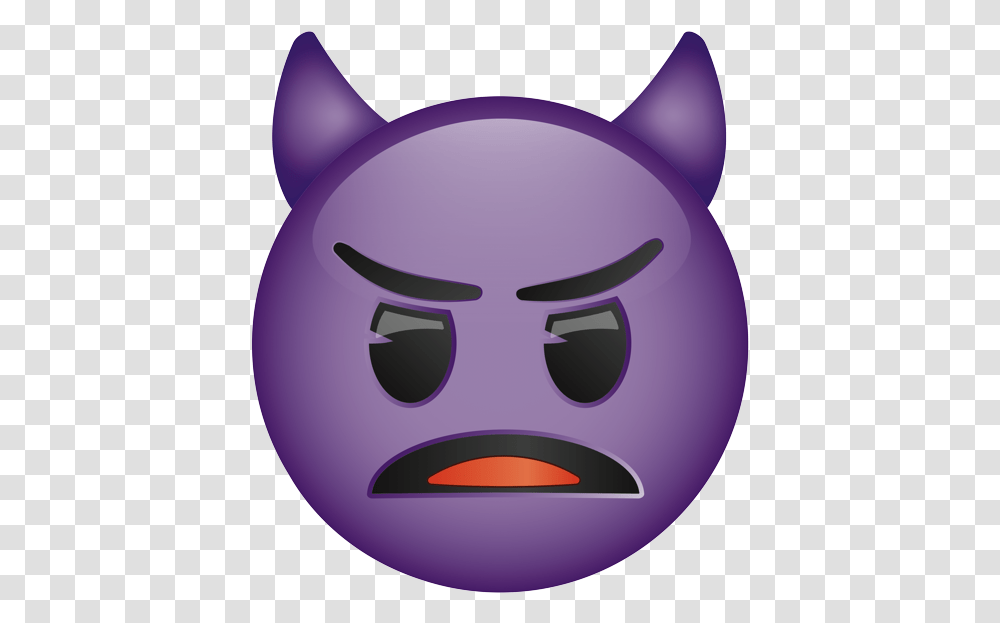 Emoji - The Official Brand Angry Face With Horns Fitz 0 Devil Emoji, Balloon, Mask Transparent Png