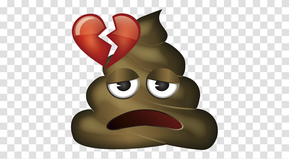Emoji - The Official Brand Broken Heart Poo Poop Emoji With Mustache, Lamp, Animal, Bird, Mammal Transparent Png