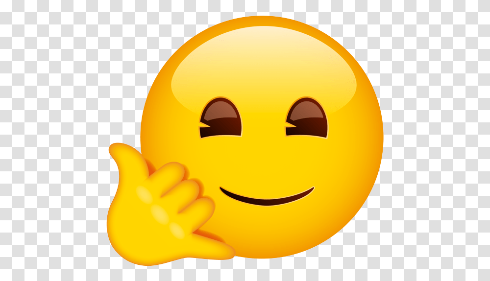 Emoji - The Official Brand Face Call Me Hand Fitz 0 Happy, Piggy Bank, Animal Transparent Png