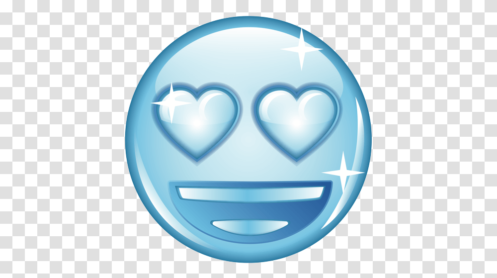 Emoji - The Official Brand Heart Eyes Variant Pink Hearts Smiley, Sphere, Disk, Ball Transparent Png