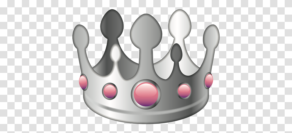Emoji - The Official Brand Silver Crown Bowling, Jewelry, Accessories, Accessory, Spoon Transparent Png