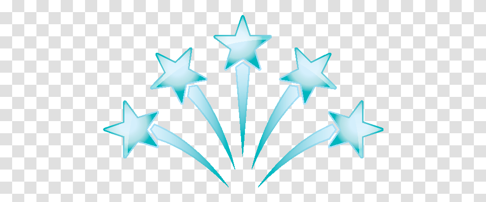 Emoji - The Official Brand Sparkle Stars Blue Blue Emoji Stars, Symbol, Cross, Star Symbol, Wand Transparent Png