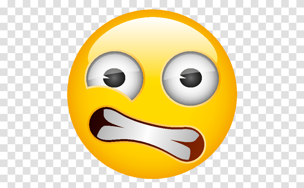 Emoji - The Official Brand Zany Shocked Face Happy, Mask, Banana, Fruit, Plant Transparent Png