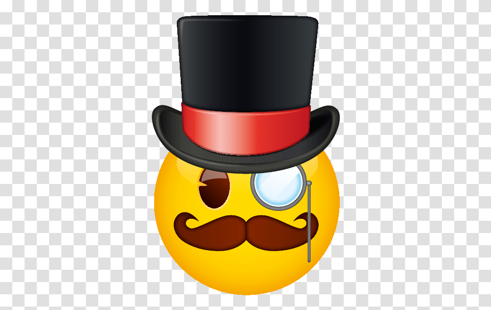 Emoji With Top Hat, Apparel, Cowboy Hat, Halloween Transparent Png