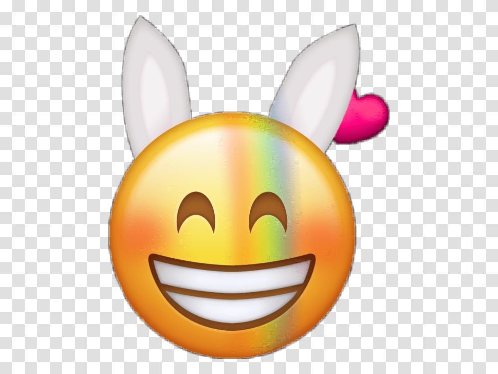 Emojie Emonjies Emotions Emoticones Emoji Bunny Conejo Smiley Emoji, Halloween, Lamp, Bowl Transparent Png