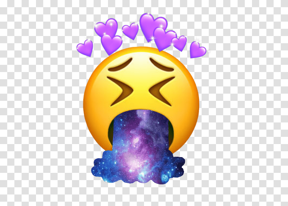 Emojiiphone Galaxy Heart Emoji Iphone Emojis Do Iphone, Balloon, Astronomy, Halloween Transparent Png