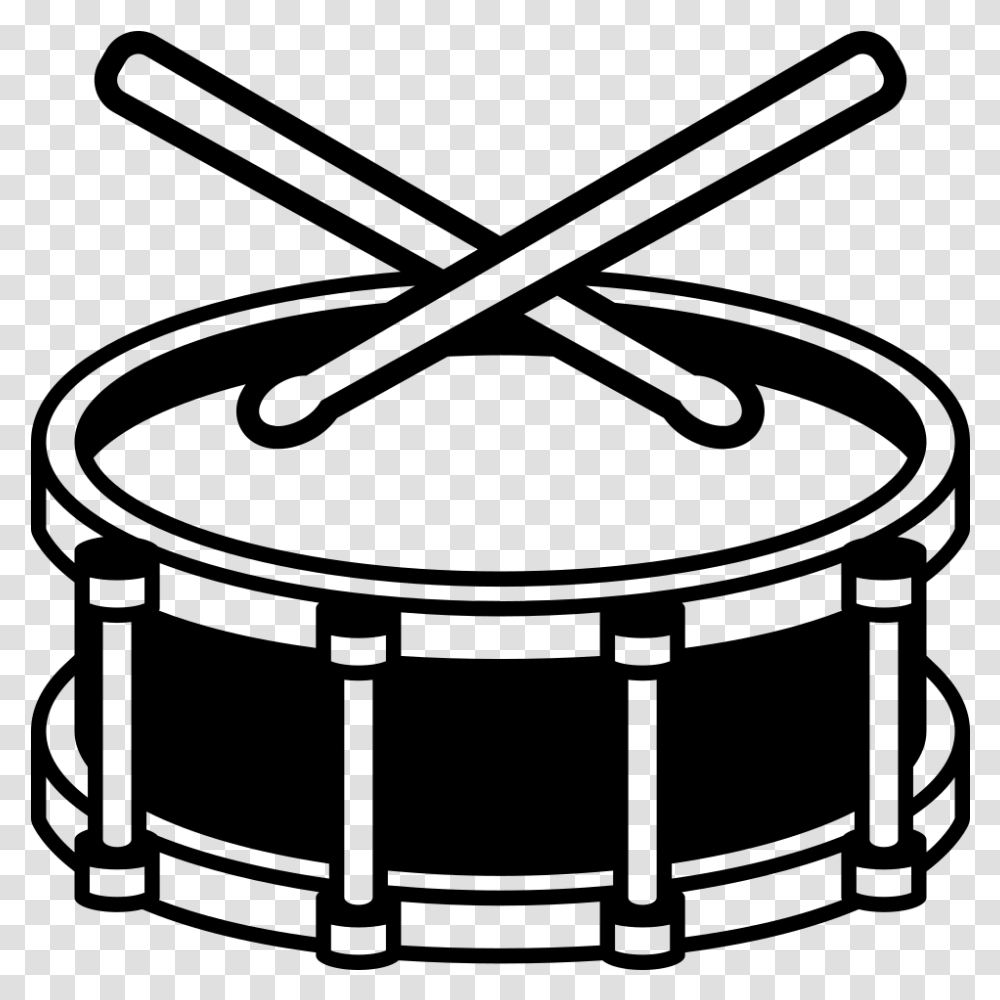 Emojione Bw 1f941 Snare Drum Clipart, Gray, World Of Warcraft Transparent Png