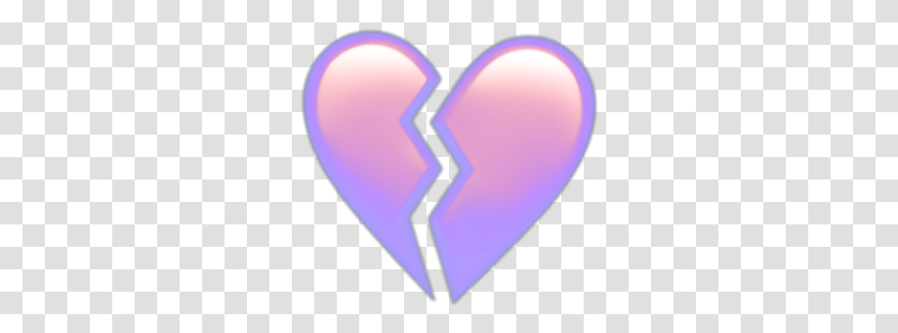 Emojipastel Heartpinkbrokenheart Heart, Balloon, Plectrum, Purple Transparent Png