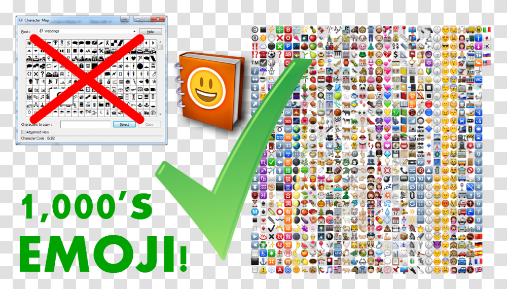 Emojipedia Windows Character Map Emojis, QR Code, Rug Transparent Png